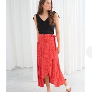& Other Stories Wrap Skirt